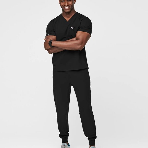 **NWT UNOPENED** FIGS Mens The FreeX Jogger Set in BLACK LARGE Mens - Picture 3 of 8